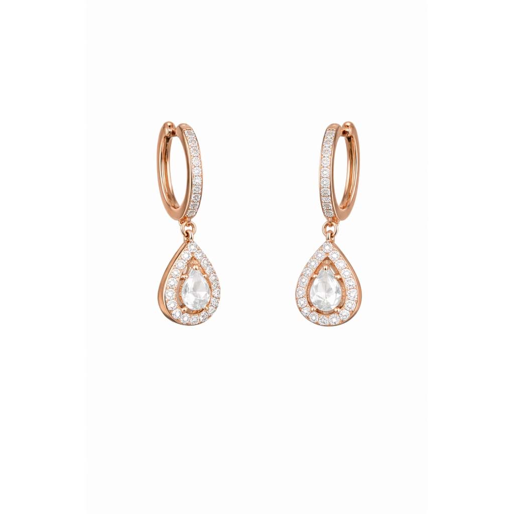 Damla sallantılı Tasarım Gümüş Kadın Küpe resmi